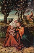 Lucas Cranach, Hl. Anna Selbdritt